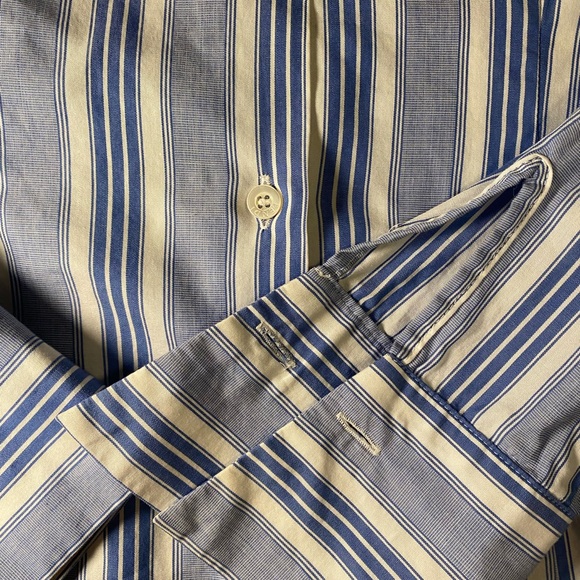 Fendi Vintage Striped Button Down Blouse - Picture 5 of 6